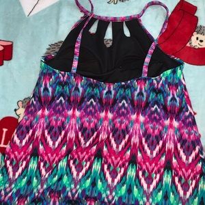 Cute colorful swim top